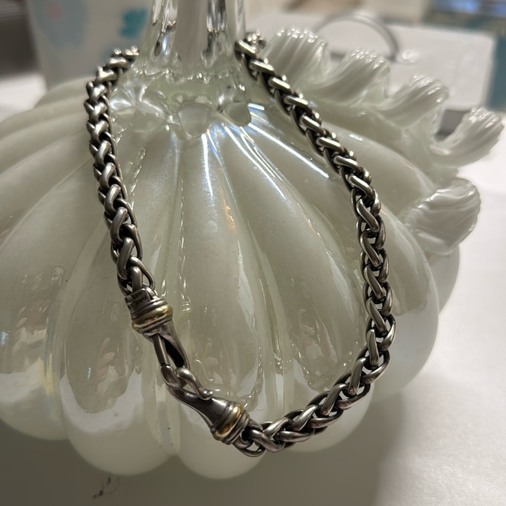 Authentic David Yurman 16” wheat chain